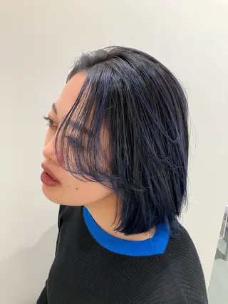 ミディアム 河合 郁生のヘアスタイル