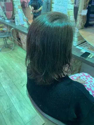 ミディアム hair make echo滿木あい花のヘアスタイル
