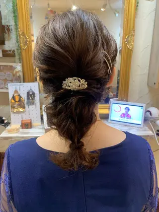セミロング 林 友美のヘアスタイル
