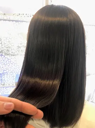 セミロング カラー ヘアアレンジ スズキジュンペイ 銀座/髪質改善のヘアスタイル