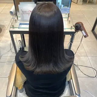 ミディアム 🩶赤み消しカラー 🐈⬛荻野美思🐾のヘアスタイル