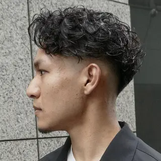 ショート パーマ メンズ 立川/メンズパーマ 厚進太郎のヘアスタイル