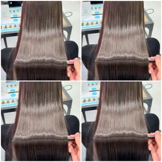 ロング カラー 髪質改善 艶髪矯正 エクステ かいり✂️のヘアスタイル