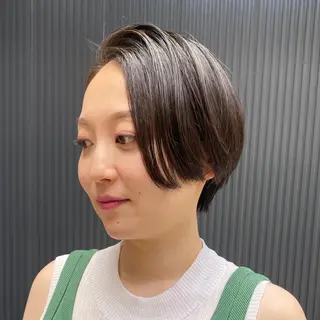 ショート カラー ヘアアレンジ ナカジマ ボブ/レイヤーのヘアスタイル