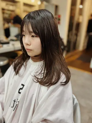 セミロング カラー パーマ ヘアアレンジ ショートヘア原宿 fifth コシのヘアスタイル