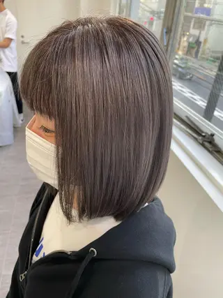 ミディアム カラー 髪質改善/大阪守口市 🐣Ria‪🐣のヘアスタイル