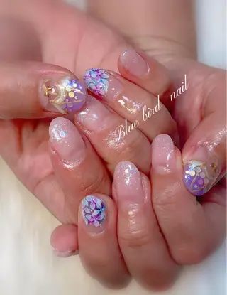 ネイル Blue bird  nailのネイルデザイン