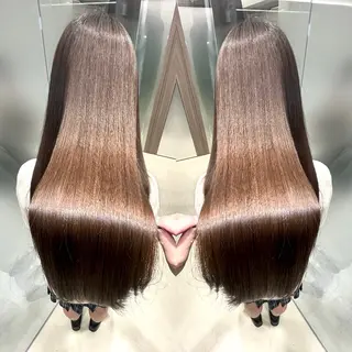 ロング カラー ヘアアレンジ MiU所属・池袋髪質改善×レイヤ ー専門MATSUのヘアスタイル