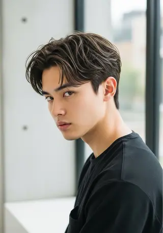 パーマ メンズ 🛑柔らか透明感 カラー🛑大谷のヘアスタイル