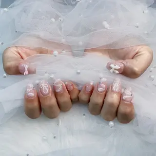 ネイル パーツ全部¥110 サロンミミのネイルデザイン