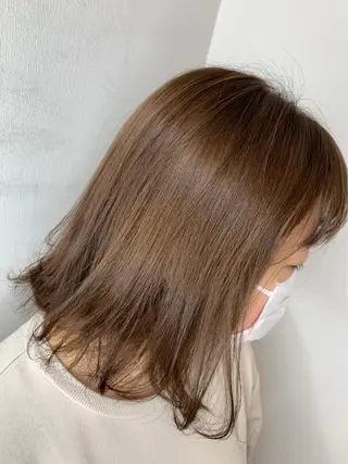 ミディアム 縮毛矯正・髪質改善 鈴木悠太/当日OK✨のヘアスタイル