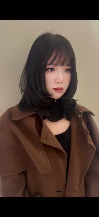 ミディアム レイヤーカット🫧 🎀Tomoka🎀のヘアスタイル