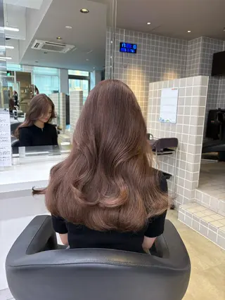カラー 透明感ベージュ🤎 ナチュラルレイヤーのヘアスタイル