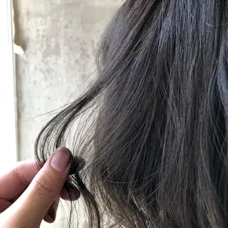 ミディアム カラー 菅沢 奈生のヘアスタイル