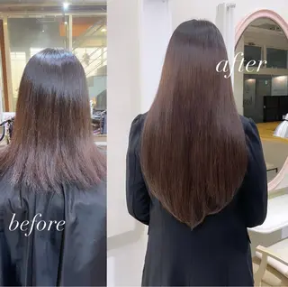 ロング カラー 🔗透明感カラー🔗 エクステ✂️はるちかのヘアスタイル