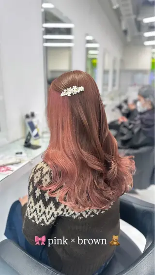 ロング カラー ❄最強かわいいカラー ❄️MINA❄️のヘアスタイル