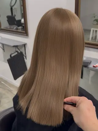 ミディアム カラー ケアブリーチ/ili 村上佳那多のヘアスタイル