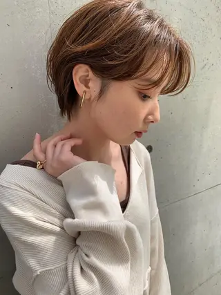 ショート ショート特化美容師 大阪京橋　大本　渉のヘアスタイル