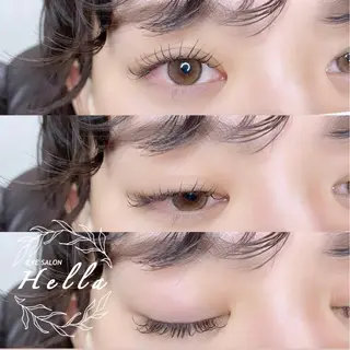 マツエク・マツパ まつげパーマ／眉毛 H e l l aのマツエク・マツパデザイン