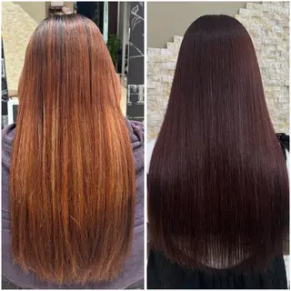 ロング ANKH CROSS ゆうかのヘアスタイル