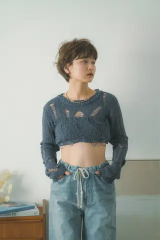 ショート 縮毛矯正/髪質改善 インナーカラーせいぎのヘアスタイル