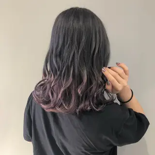 ミディアム カラー ヘアアレンジ yoshino yukoのマツエク・マツパデザイン