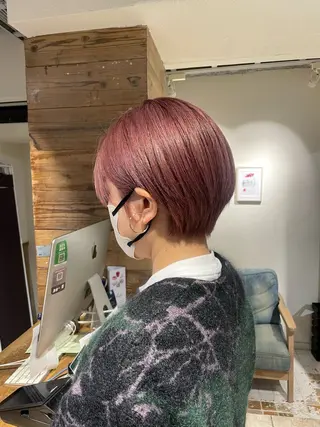 ショート カラー レイヤー／髪質改善／ 銀座／CHIEのヘアスタイル