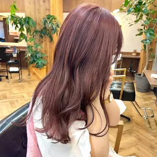セミロング カラー パーマ ヘアアレンジ メンズ キッズ ネイル マツエク・マツパ アイブロウ 前川 朋香のヘアスタイル