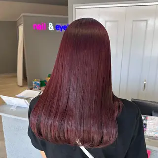 ロング カラー 村上 佳織のヘアスタイル