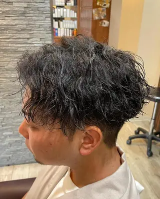 メンズ 仙台/メンズ/ フェザー/リョウのヘアスタイル