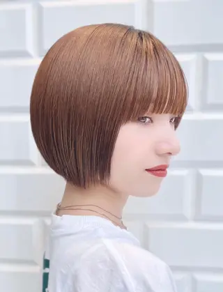 ショート クロスパーマ松永裕久 似合わせカットのヘアスタイル