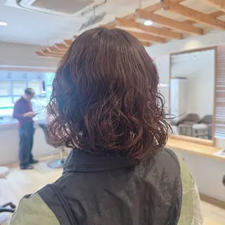 ショート パーマ 柳川瑠衣菜 EIGHT/新宿のヘアスタイル