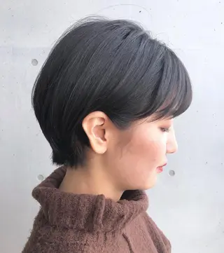 ショート カラー ☕️ベージュカラー 内藤光哉☕️のヘアスタイル