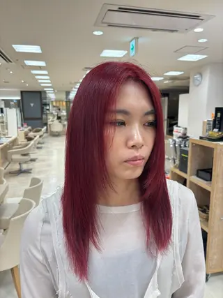 カラー 🎀暖色カラー/透明 感カラー/ひな🎀のヘアスタイル