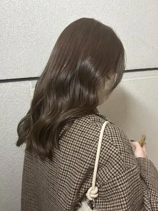 ミディアム カラー 權軒 真尋 /モデル様募集中のヘアスタイル