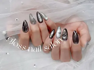 ネイル miho🍎 Gloss nailのネイルデザイン