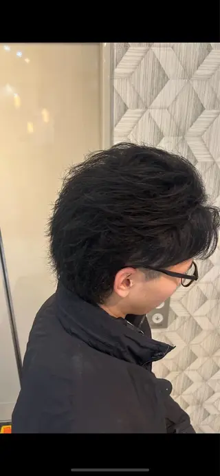 ヘアアレンジ メンズ 松波慧太/✨縮毛矯正 ✨/✨ダブルカラー✨のヘアスタイル