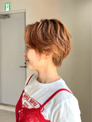 ショート SNSモニター募集！ くせ毛特化/大村のヘアスタイル