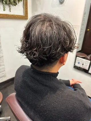 パーマ メンズ 熊倉 空のヘアスタイル