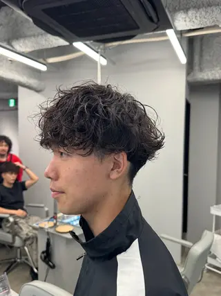 ショート パーマ 博多メンズパーマ特化 ベップハルキのヘアスタイル