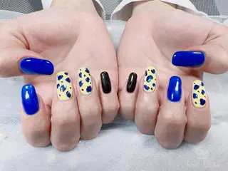 セミロング カラー ネイル Nail NaNaのネイルデザイン