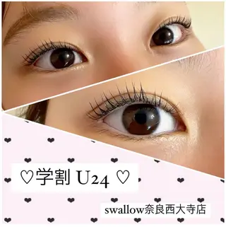 マツエク・マツパ swallow 奈良西大寺店のマツエク・マツパデザイン