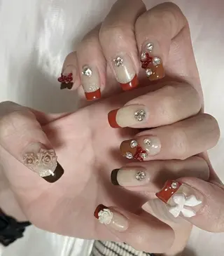 ネイル Horie 雪のネイルデザイン