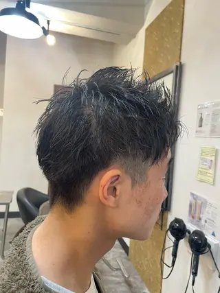 ショート メンズ 新宿/ハイトーン カラー/AKI🍎のヘアスタイル