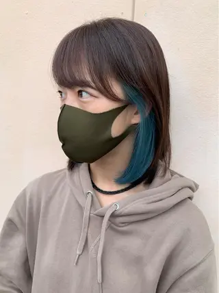 ミディアム yui .のヘアスタイル