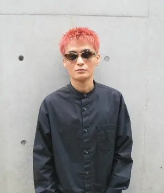 ショート カラー メンズ レイヤー、ボブ、ショ ートカット　松本翔大のヘアスタイル