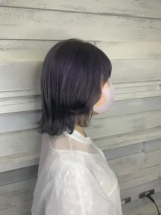 ミディアム 縮毛矯正/髪質改善/ HARUのヘアスタイル