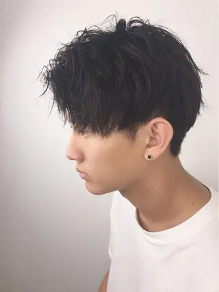 パーマ メンズ メンズサロン アソビ元町のヘアスタイル