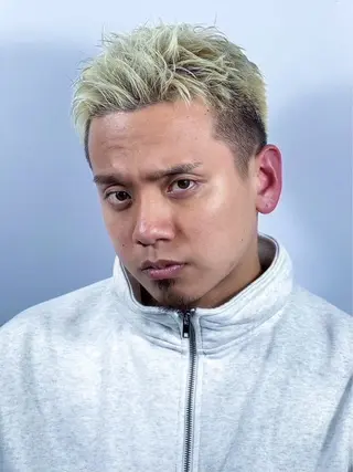 ショート カラー メンズ 福崎 凛太朗のヘアスタイル