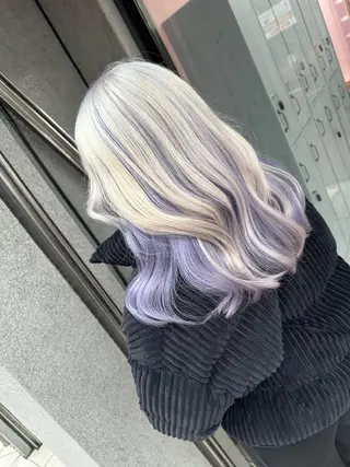 ミディアム カラー 2次元カラー/ ブリーチMANATOのヘアスタイル